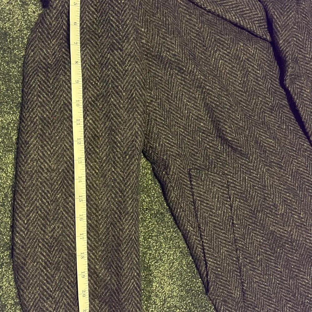 Men’s Wool Gray Trench Coat - Picture 6 of 9